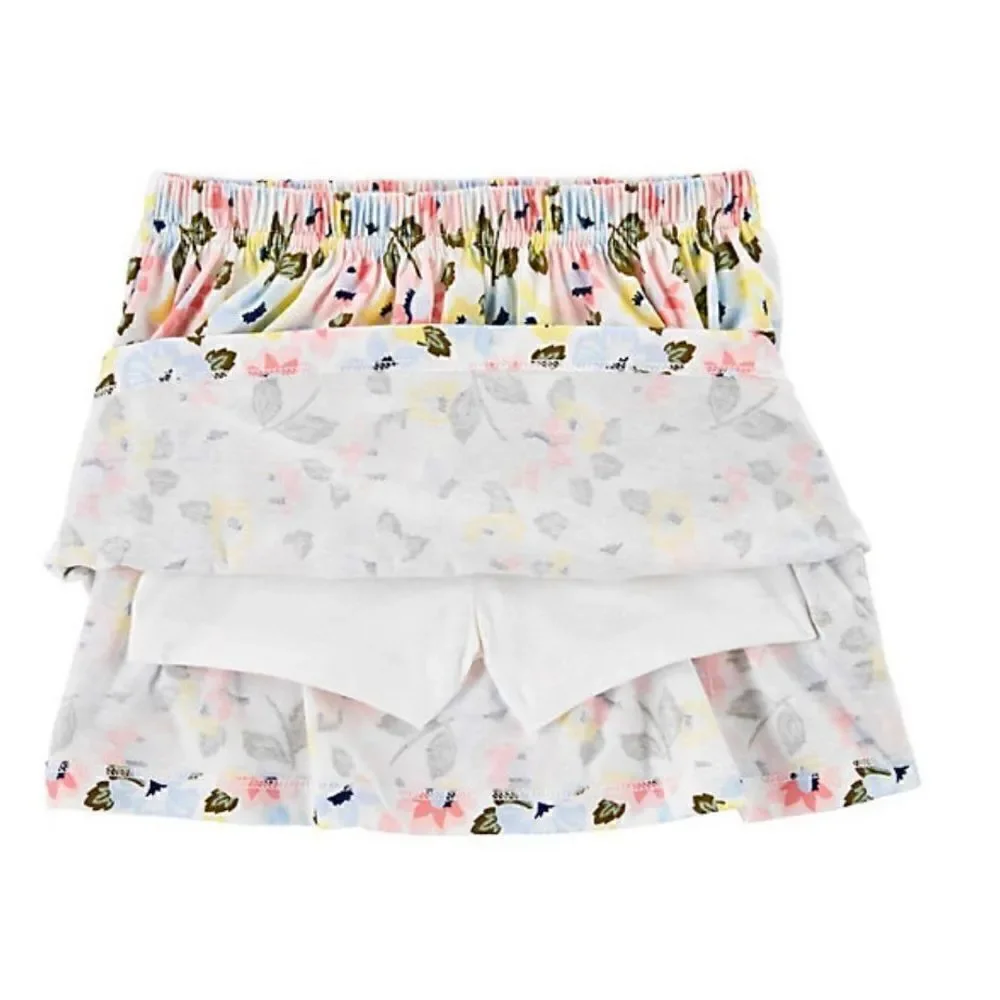 Carter's Baby Girl 18M 2-Piece Bunny Tee & Floral Skort Set